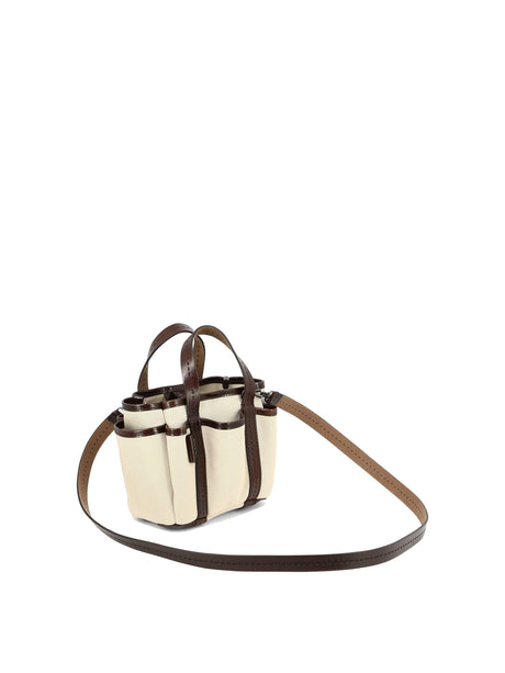 MAX MARA Women's Mini Tan Cotton Handbag for Spring/Summer 2024