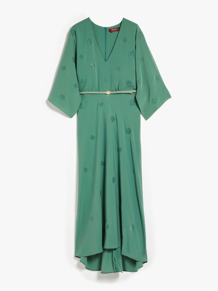 MAX MARA Elegant Teal Dress for Women in SS24 Collection