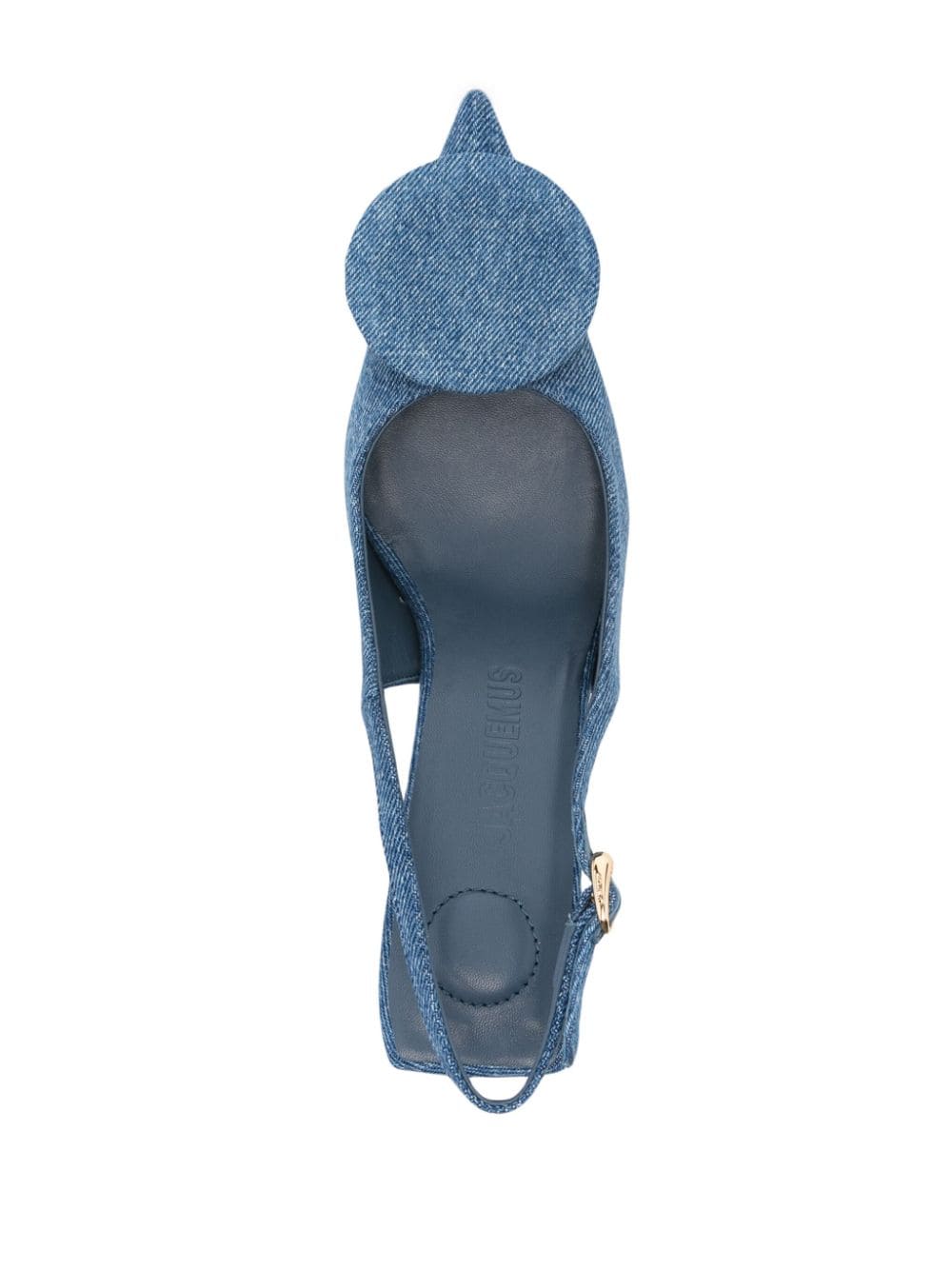JACQUEMUS Stylish Slingback Pumps for Women in Navy Blue for SS24
