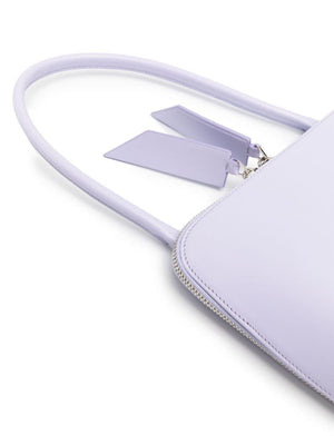 THE ATTICO Lilac Purple Leather Shoulder Handbag for Women