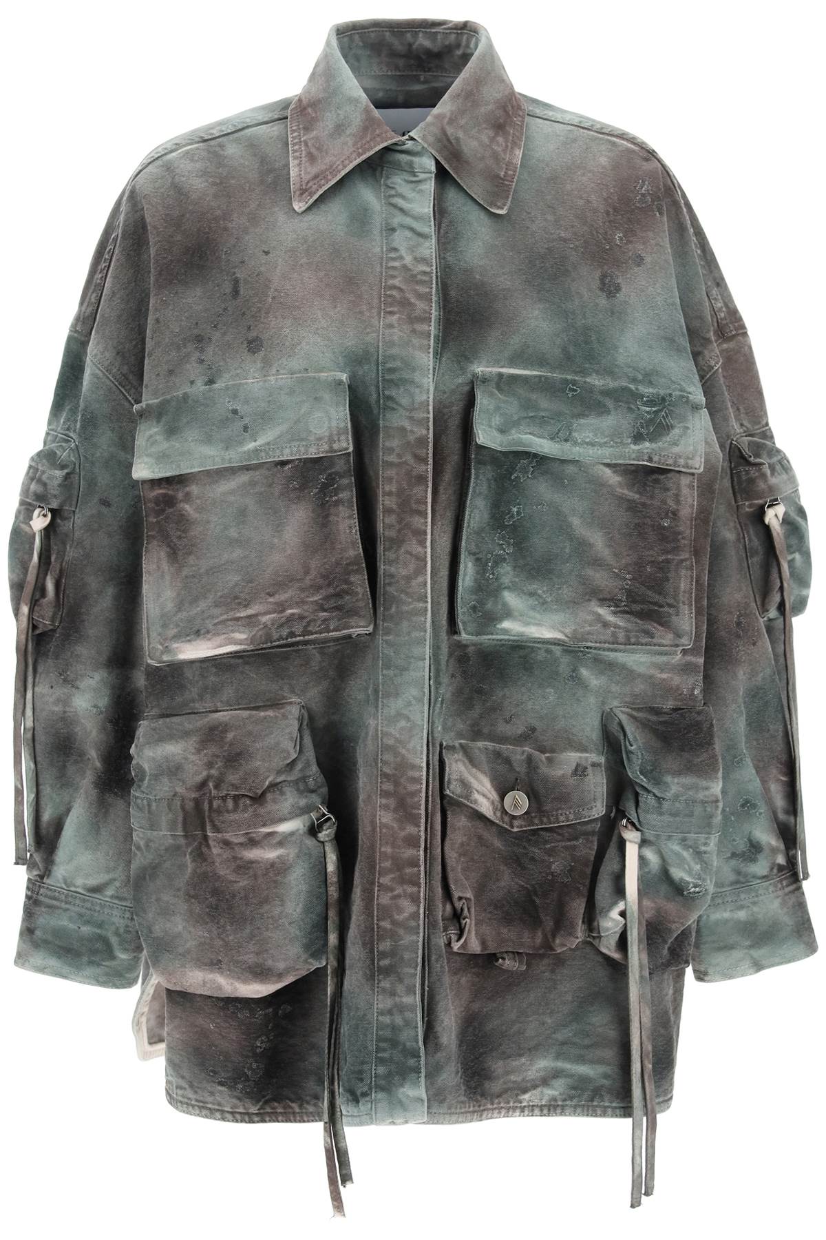 女装 - 纯棉绿色短款夹克 - SS24系列