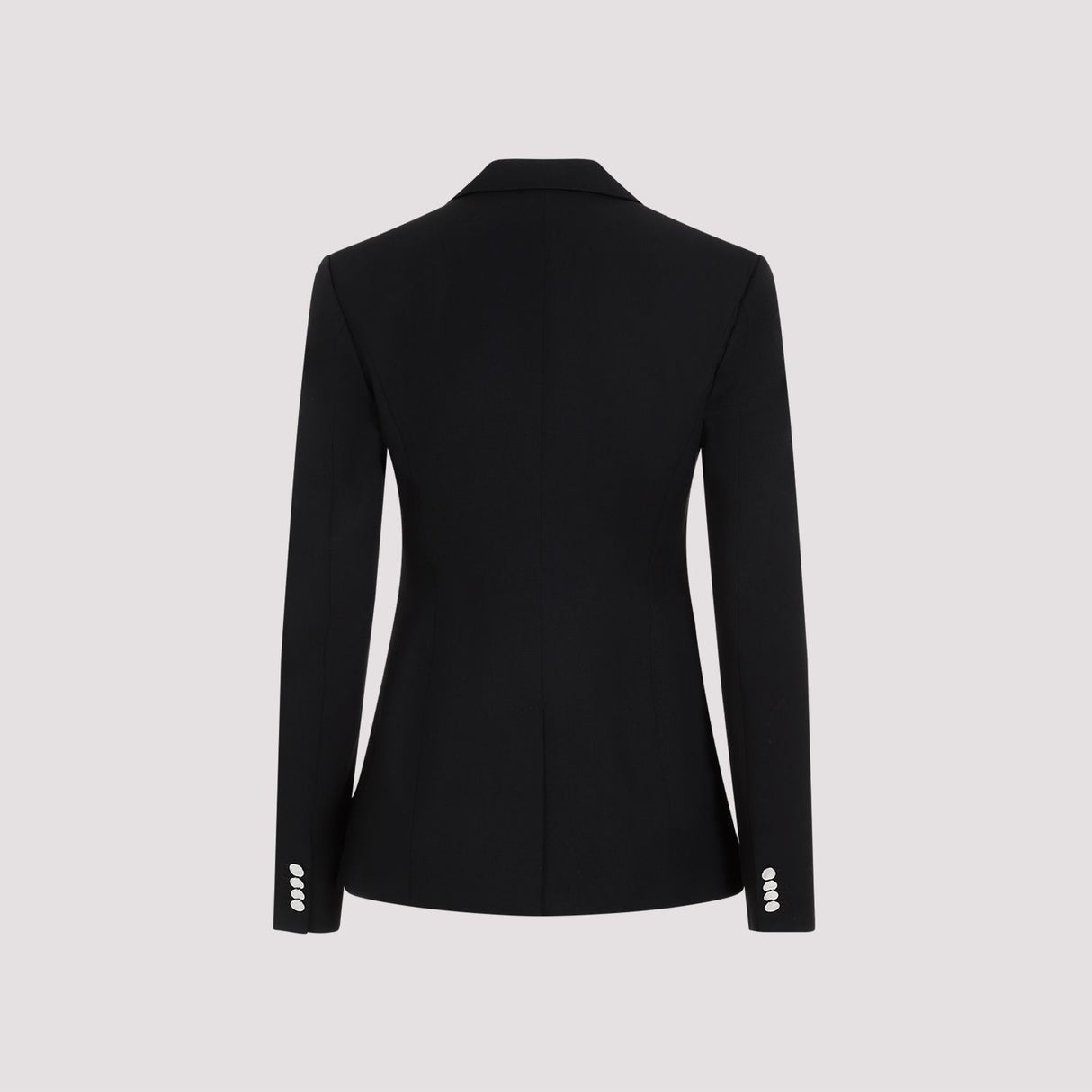 THE ATTICO Sleek Black Wool Blazer for Women