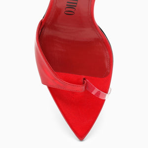 THE ATTICO Red Asymmetrical Sandals for Women