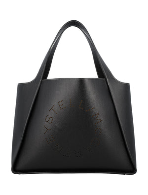 STELLA MCCARTNEY Stylish Black Tote Bag for Women by Leading Designer