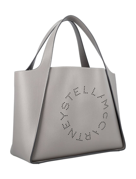 STELLA MCCARTNEY LOGO GRAINY ALTER MAT Tote Handbag Handbag