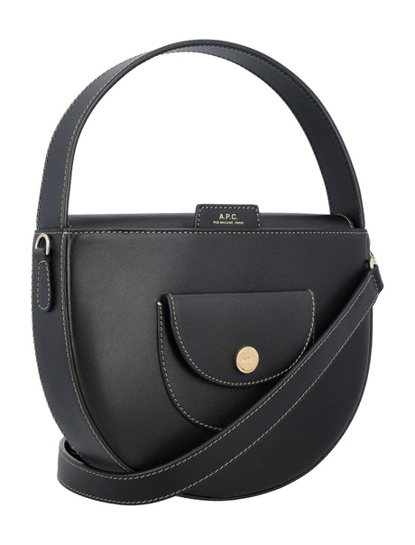 A.P.C. Elegant Mini Leather Handbag