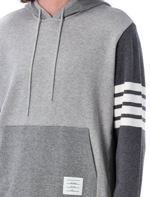THOM BROWNE HOODIE PULLOVER WITH TONA FUN MIX