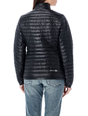 MONCLER GRENOBLE Women's Black Puff Jacket with Down Filling and Zip Closure for SS24