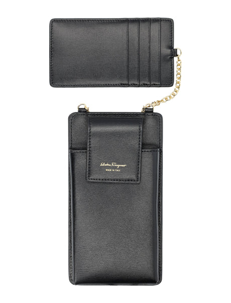 FERRAGAMO Leather Vara Bow Smartphone Case for Women - SS24 Collection