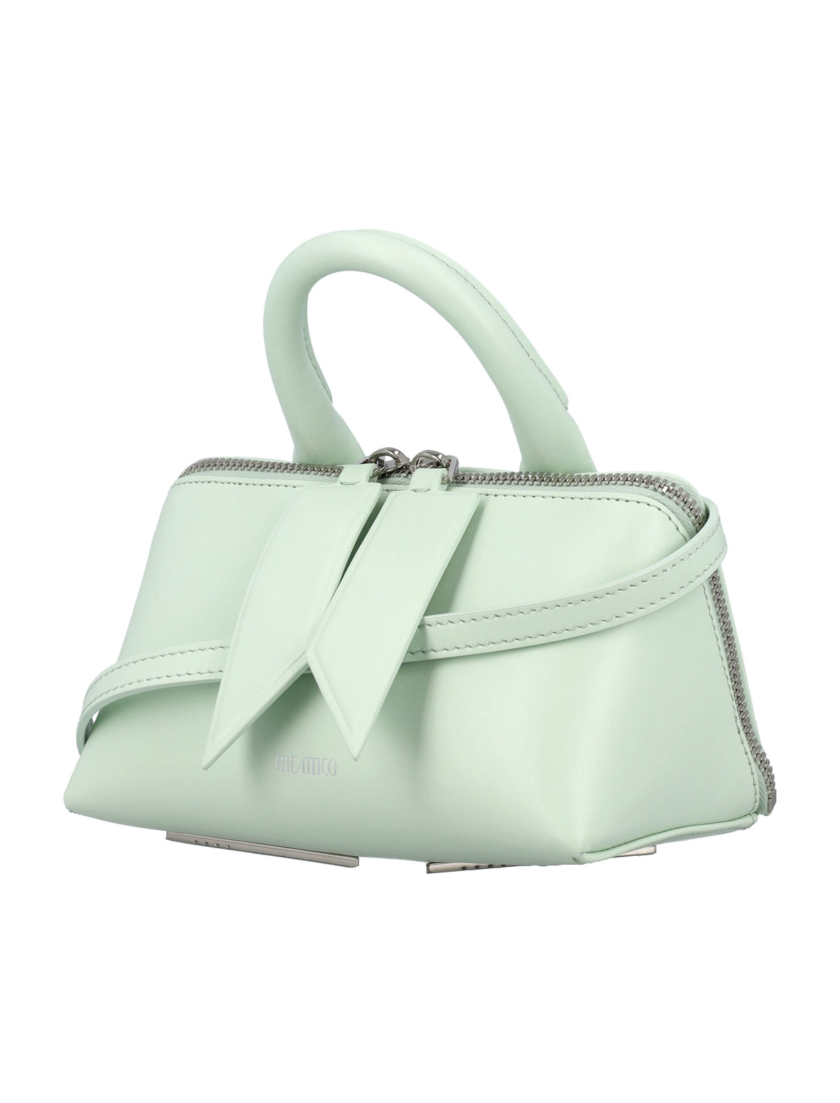 THE ATTICO Aqua Mini Friday Handbag with Top Handle & Detachable Strap - 20cm
