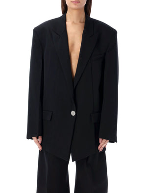 Black Oversize Blazer for Women by The Attico for SS24