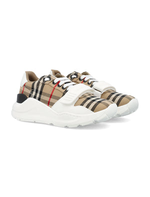 BURBERRY Urban Check Low-Top Sneakers
