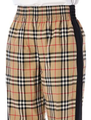 BURBERRY Vintage Check Trousers in Archive Beige for Women - SS24