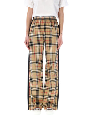 BURBERRY Vintage Check Trousers in Archive Beige for Women - SS24