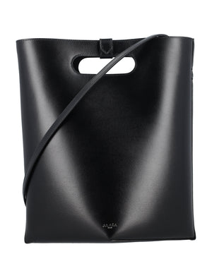 ALAIA Lux Calfskin Folded Tote Handbag for Women