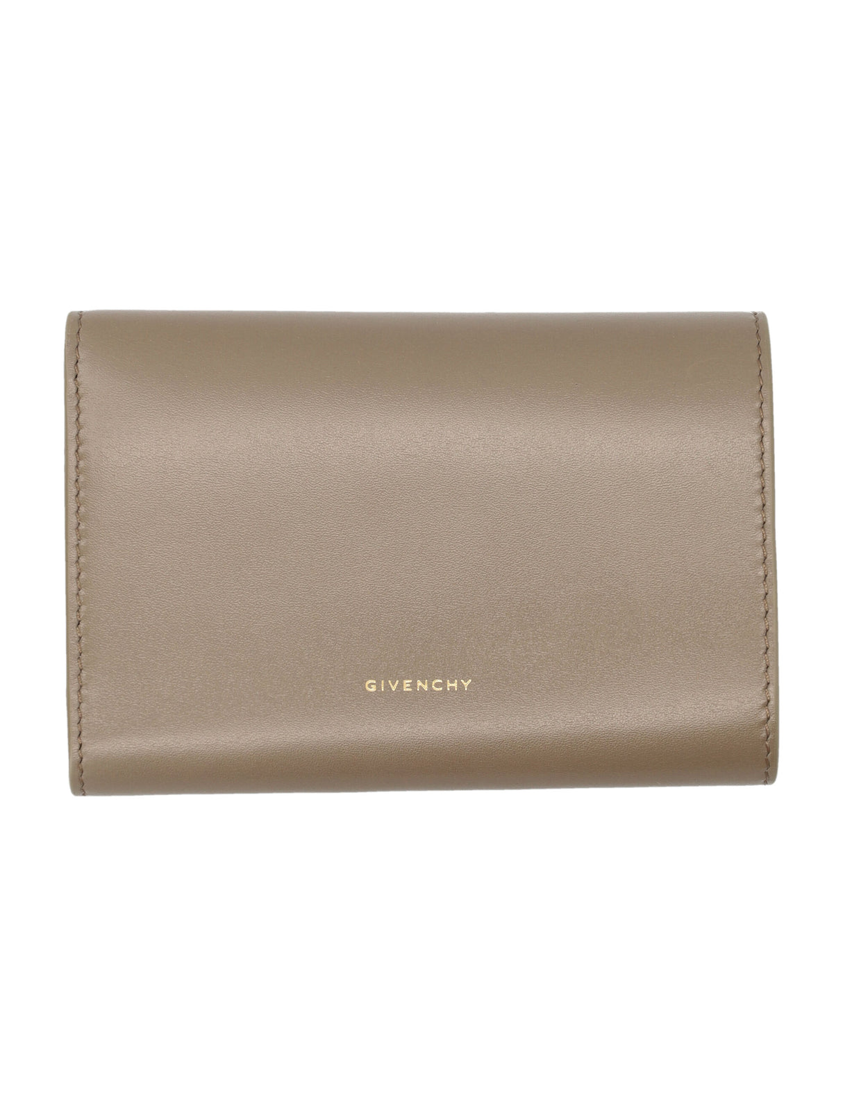 GIVENCHY Taupe 4G Medium Flap Wallet for Women