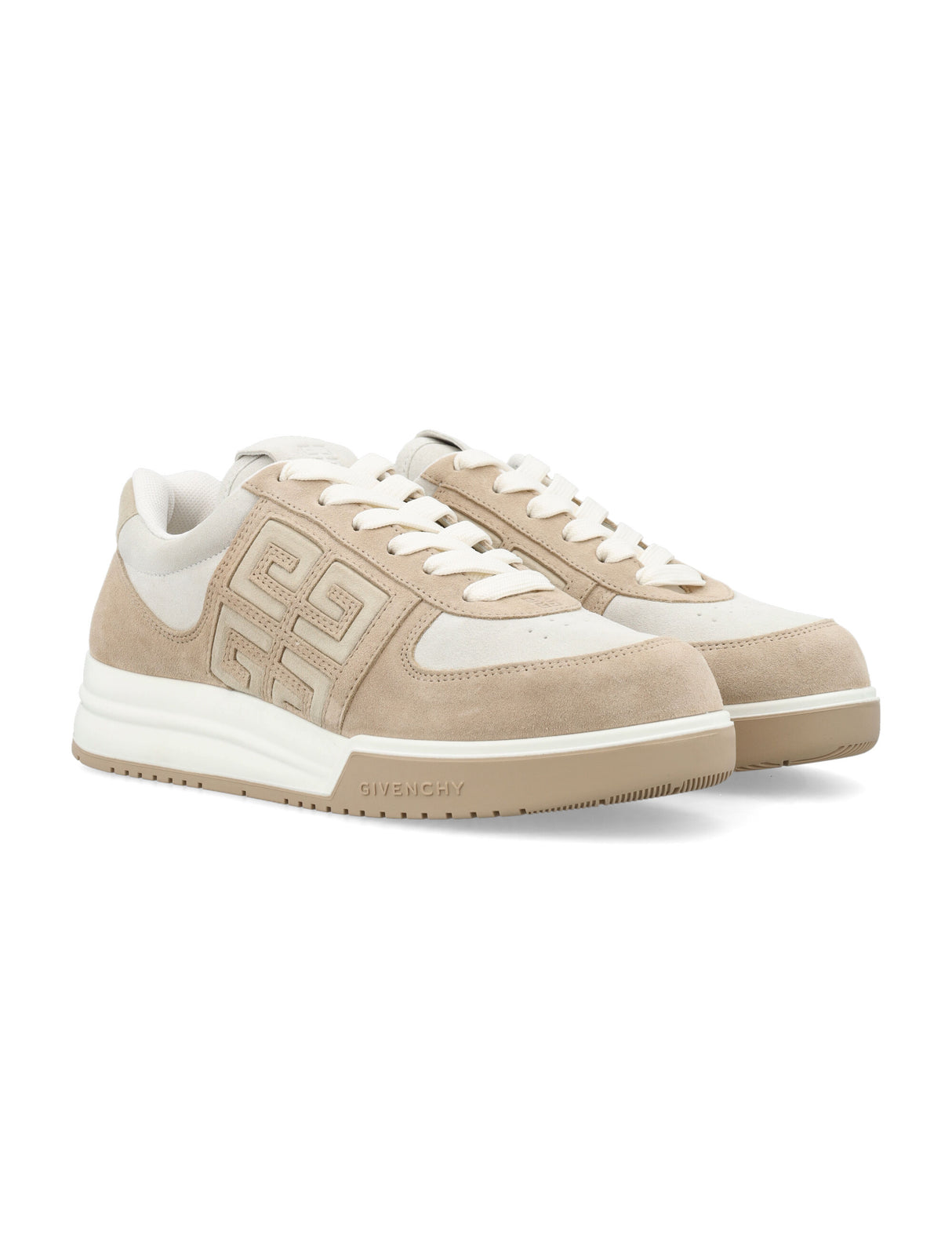 GIVENCHY Suede 4G Logo Low-Top Sneakers for Women