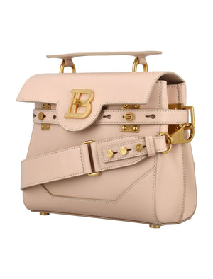Beige B-BUZZ 23 Shoulder Handbag for Women by BALMAIN
