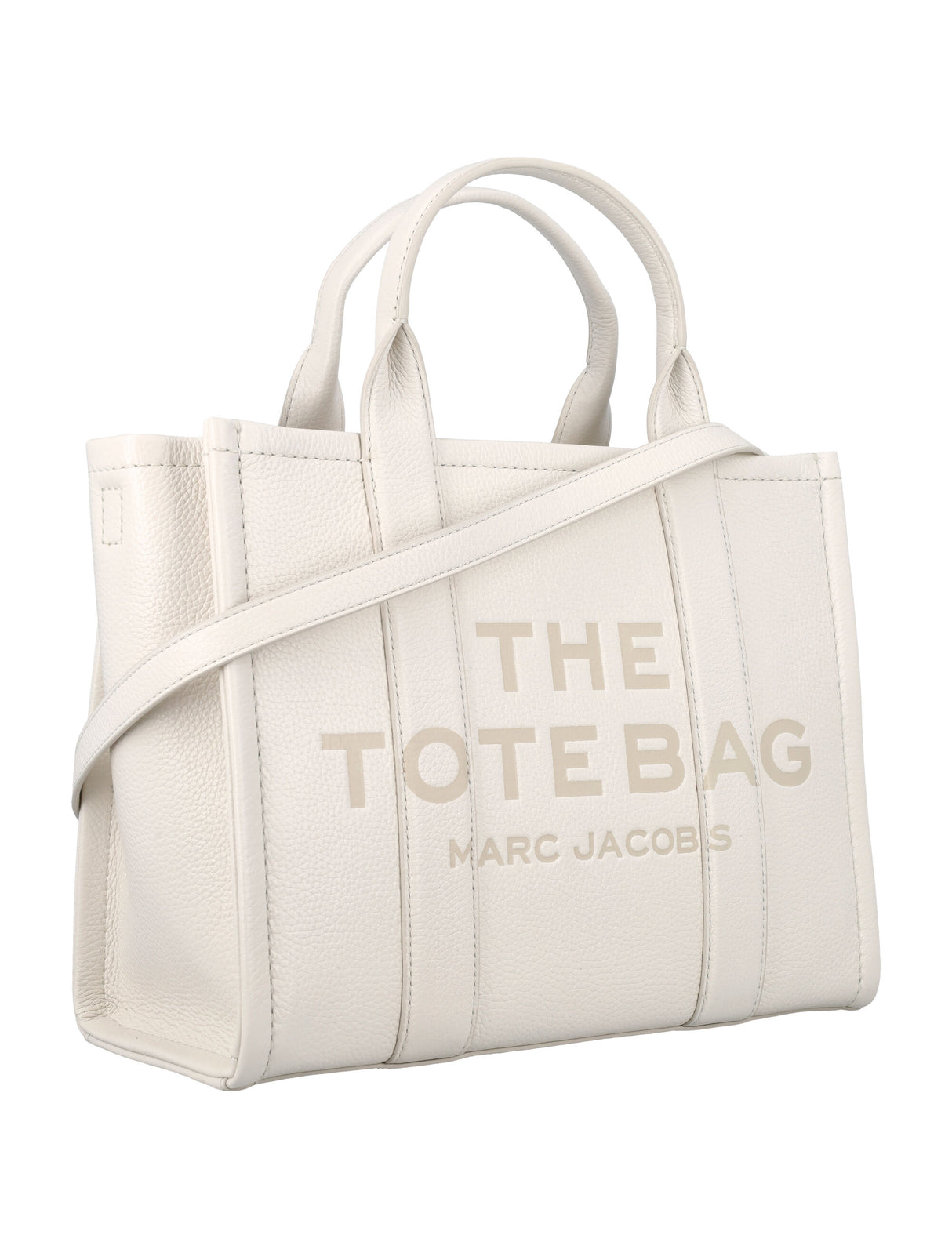 女士时尚棉质银色牛皮中号手提包 - Marc Jacobs SS24