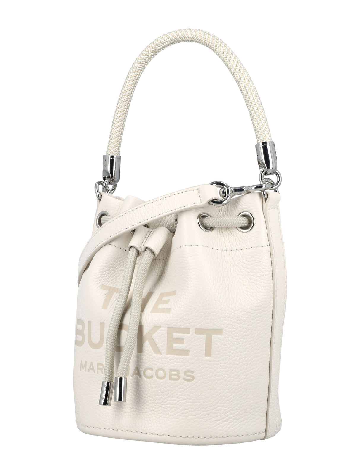 MARC JACOBS Grain Leather Bucket Handbag for Women - SS24 Collection