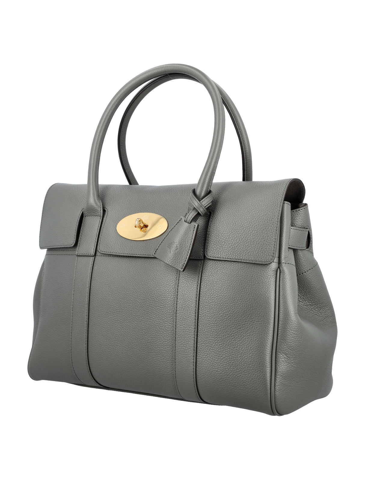 MULBERRY Elegant and Chic: The Classic Grain Leather Top-Handle Handbag for Women