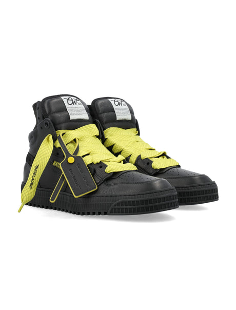 OFF-WHITE Black 3.0 High Top Sneakers for Men