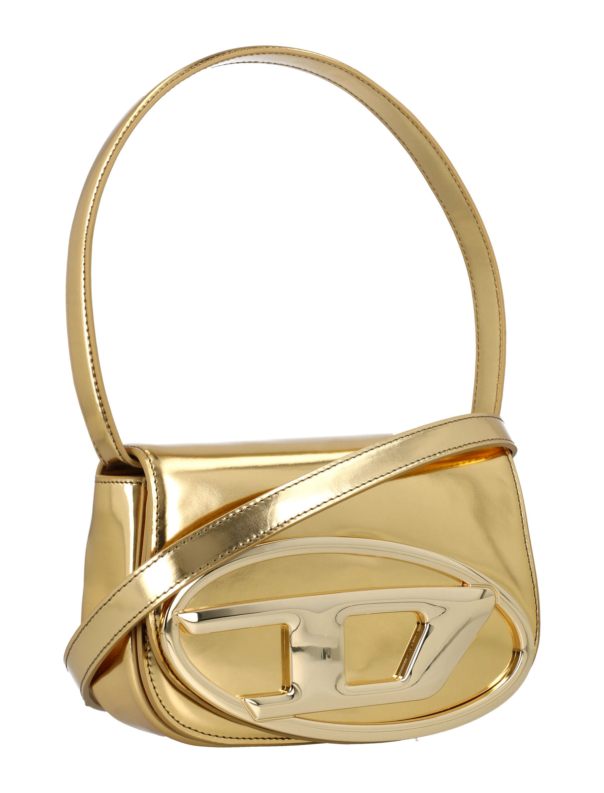 DIESEL Stunning Gold Handbag for Women - SS24 Collection
