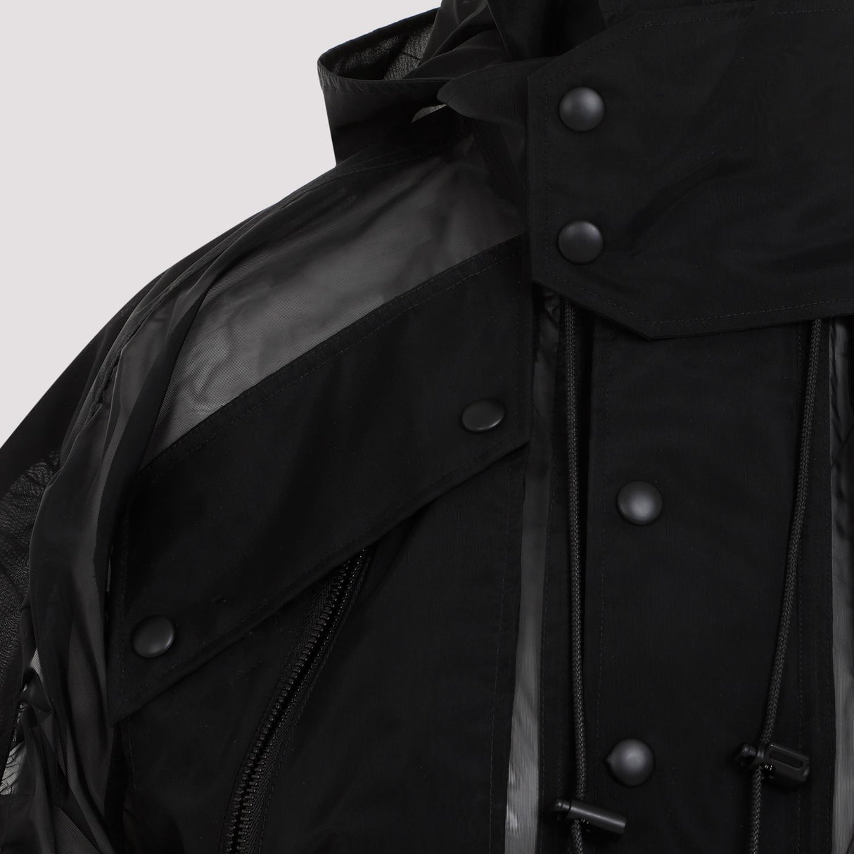 MUGLER Sleek Black Jacket for the Modern Woman