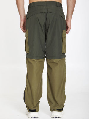 绿色可换装储物裤子（男性） 创意单布艺人：Moncler与Pharrell Williams合作款
