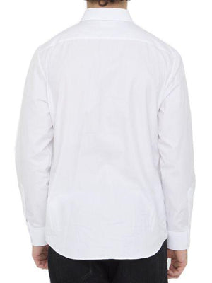 CELINE Embroidered Cotton Poplin Shirt for Men