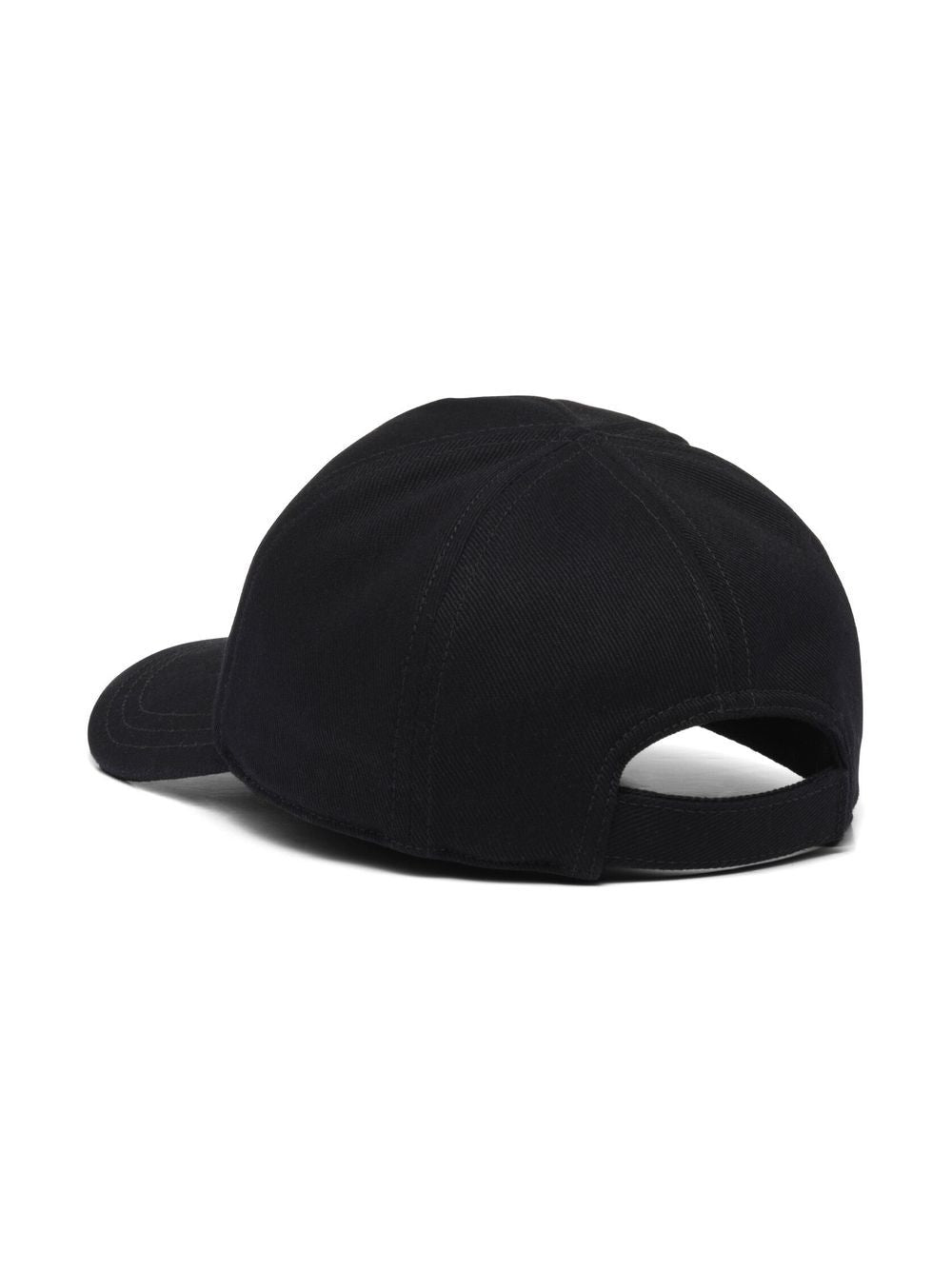 黑色男式刺绣帽子-2024春夏系列