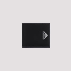 PRADA Saffiano Polyamide Wallet for Men in Black
