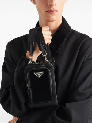 PRADA Eco-friendly Black Belt Bag for Men - SS24 Collection