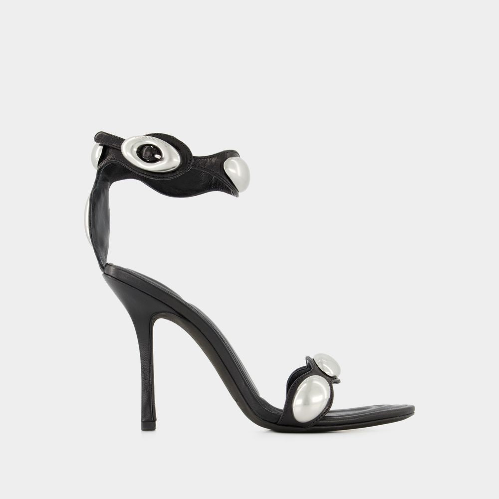 ALEXANDER WANG Black Capretto Sandals for Women - SS24 Collection