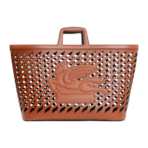 ETRO HOME Luxury Leather Magazine Rack - SS24 Collection