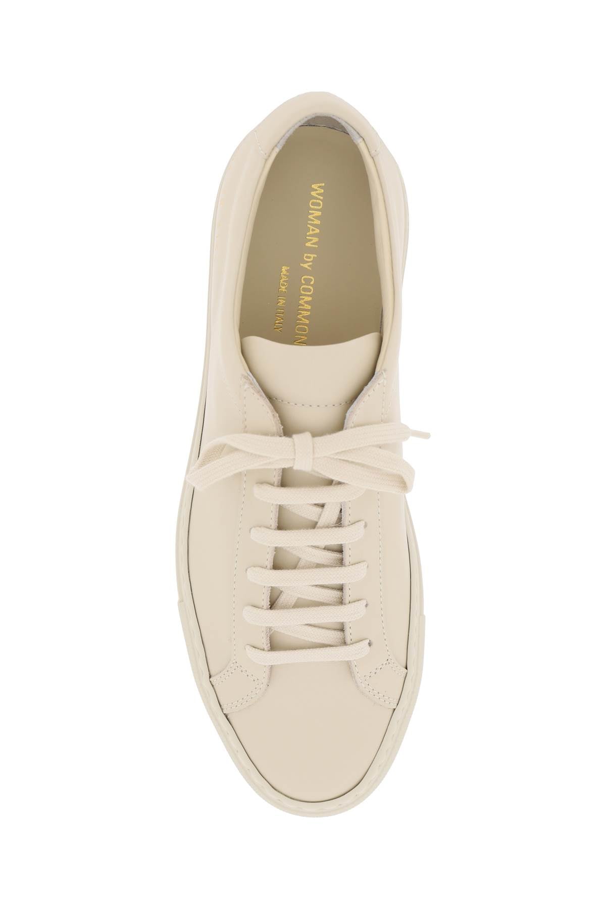 COMMON PROJECTS Luxurious Beige Leather Sneakers for Women