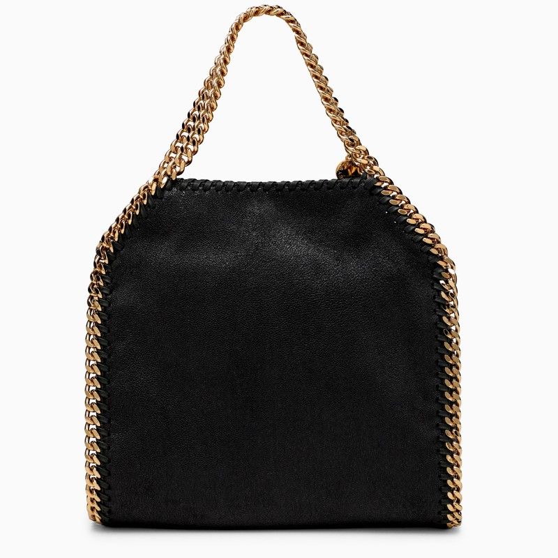 STELLA MCCARTNEY Mini Falabella Gray Polyester Tote Handbag for Women - 26cm x 23cm x 9cm