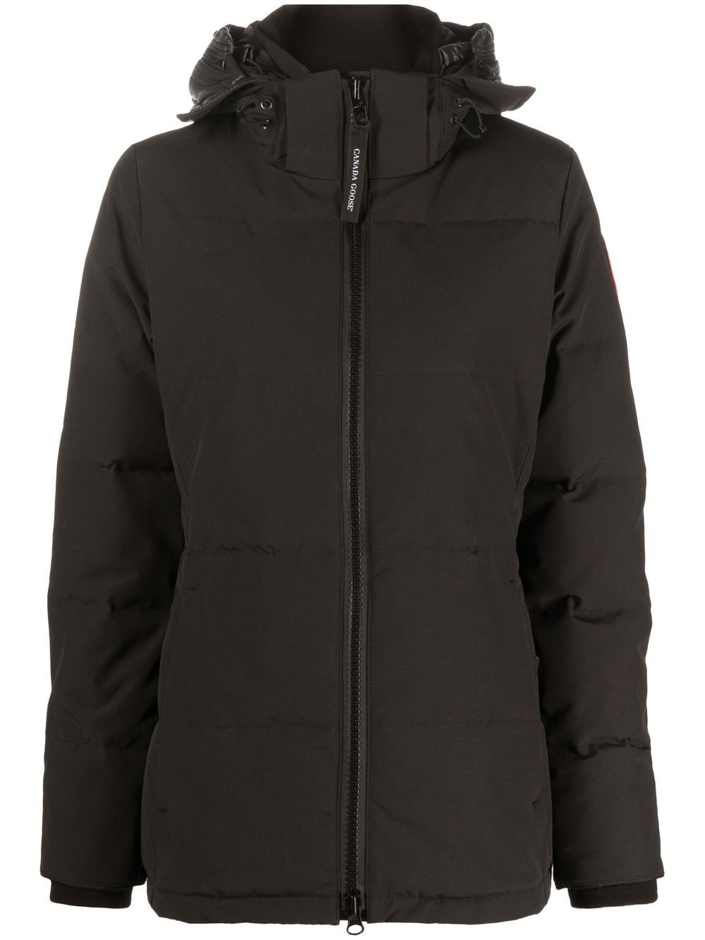 CANADA GOOSE Women's Black Hooded Padded Jacket for FW23
