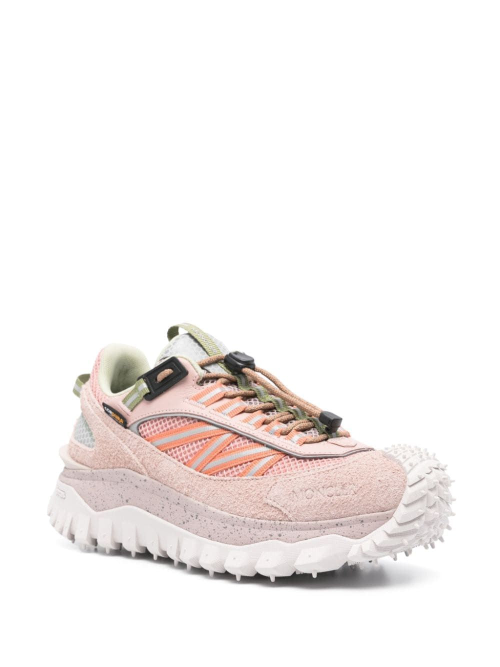 MONCLER Pink Trailgrip Sneakers for Women with Vibram Sole