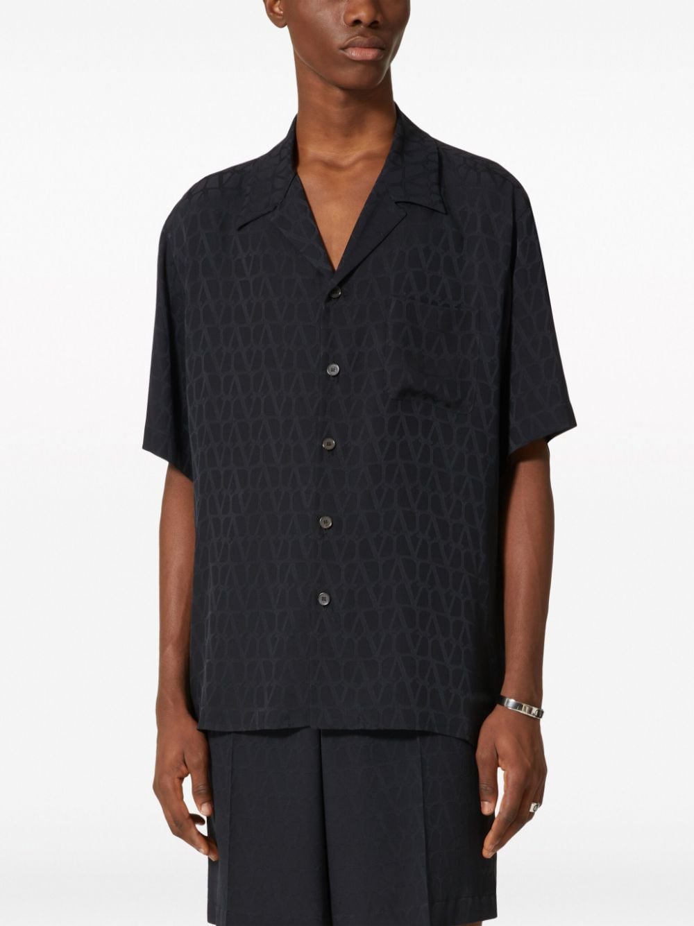 Luxurious Silk Shirt for Men from Valentino Garavani - Perfect for SS24