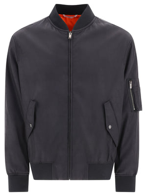 VALENTINO Black Iconic Men's Bomber Jacket - SS24 Collection