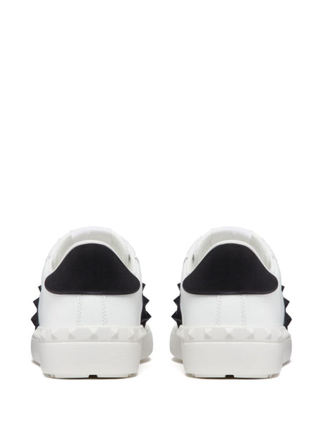 VALENTINO GARAVANI Men's Rockstud Untitled Leather Sneaker - White