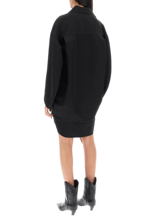 KHAITE Oversized Black Shirt Dress - Perfect for Any Occasion