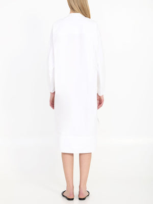 白色棉制连衣裙-2024春夏系列