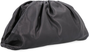 BOTTEGA VENETA Stylish Black Calf Leather Clutch Handbag for Women
