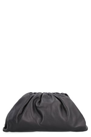 BOTTEGA VENETA Stylish Black Calf Leather Clutch Handbag for Women