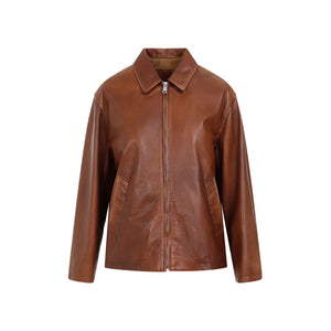 PRADA Luxurious Lamb Leather Jacket - SS24 Collection