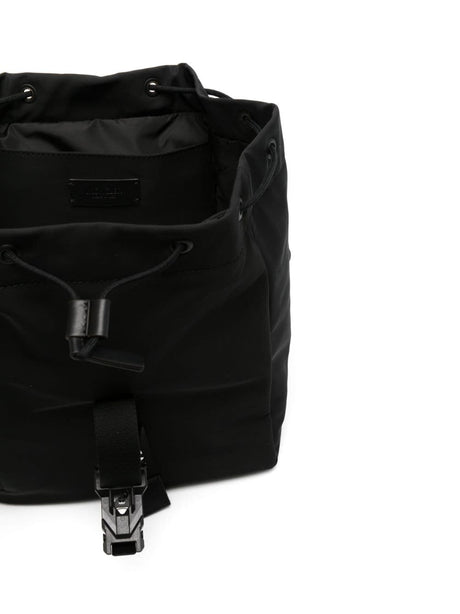 MONCLER Chic Urban Mini Backpack with Leather Accents