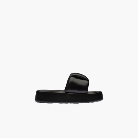 Miu Miu Nappa Sandals for Women in Nero - SS22 Collection