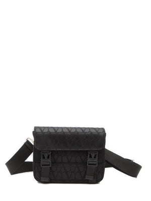 VALENTINO GARAVANI Iconic Men's Black Crossbody Handbag - FW24 Collection